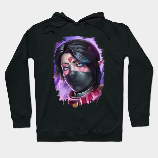 Templar Assassin Hoodie by FeeX